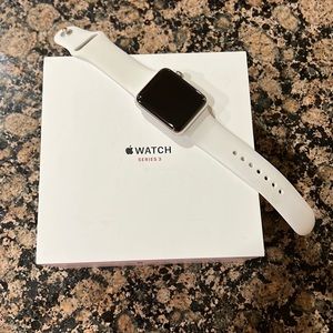 Apple series 3 watch stainless steel, 42mm, GPS and cellular